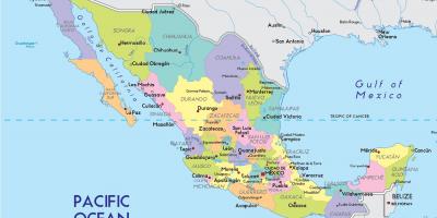 Zemljevid Mexico City članica